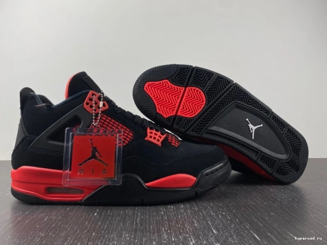 Red CT8527-016 Jordan Air Thunder 4 1008